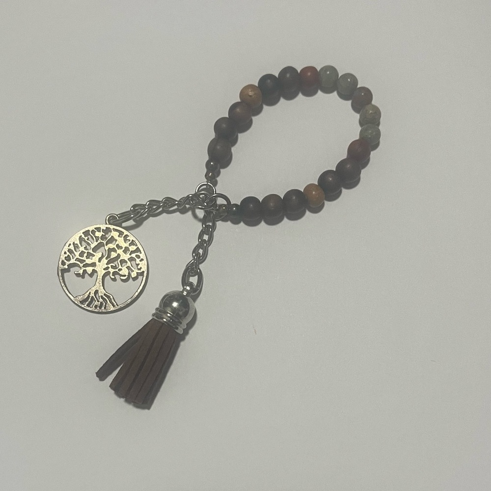 Beaded keychain